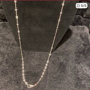 Judith Ripka  CZ Chain with Different shape Diamond Simulants